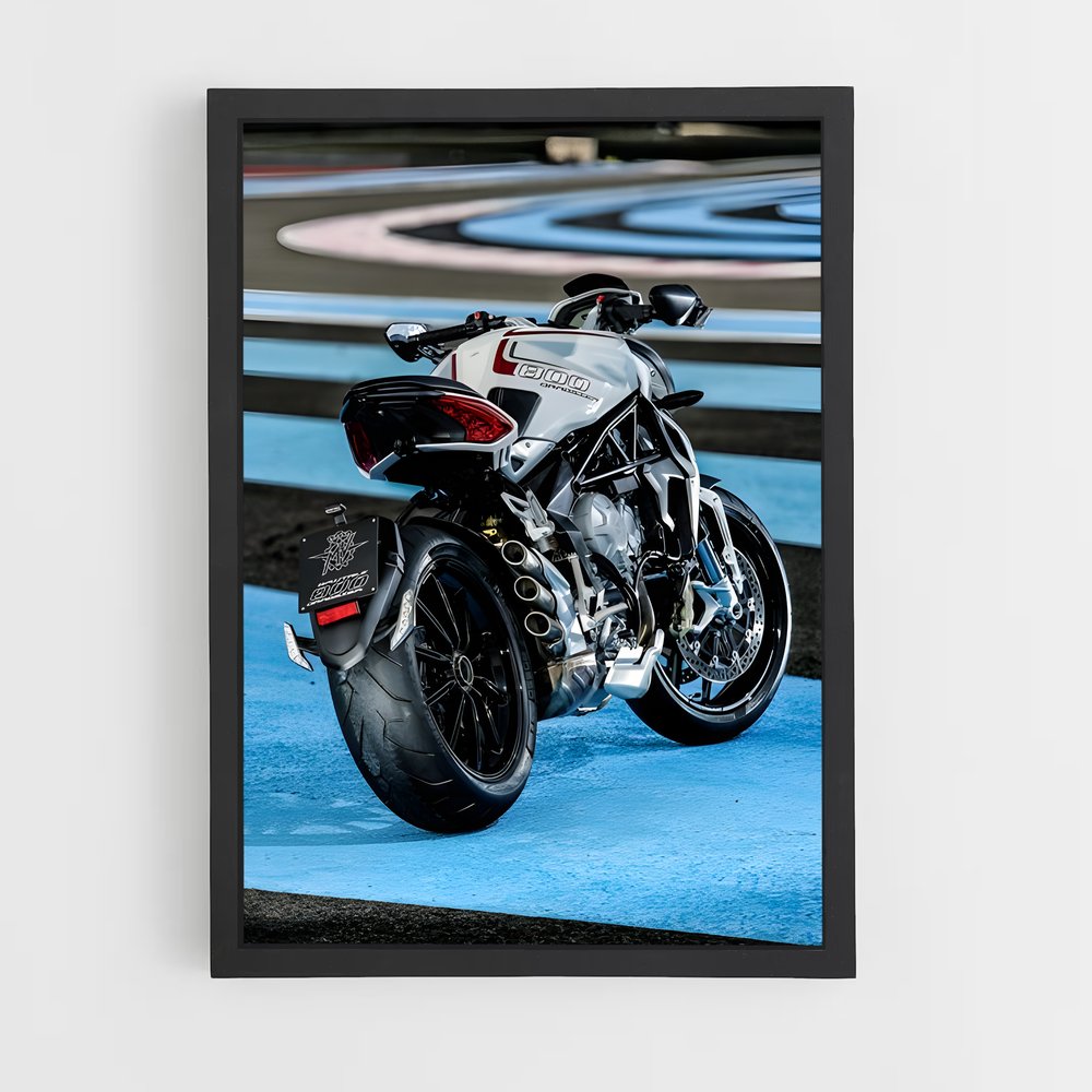 Poster Duc Duc Racing – affiche MV Agusta (vue 2)